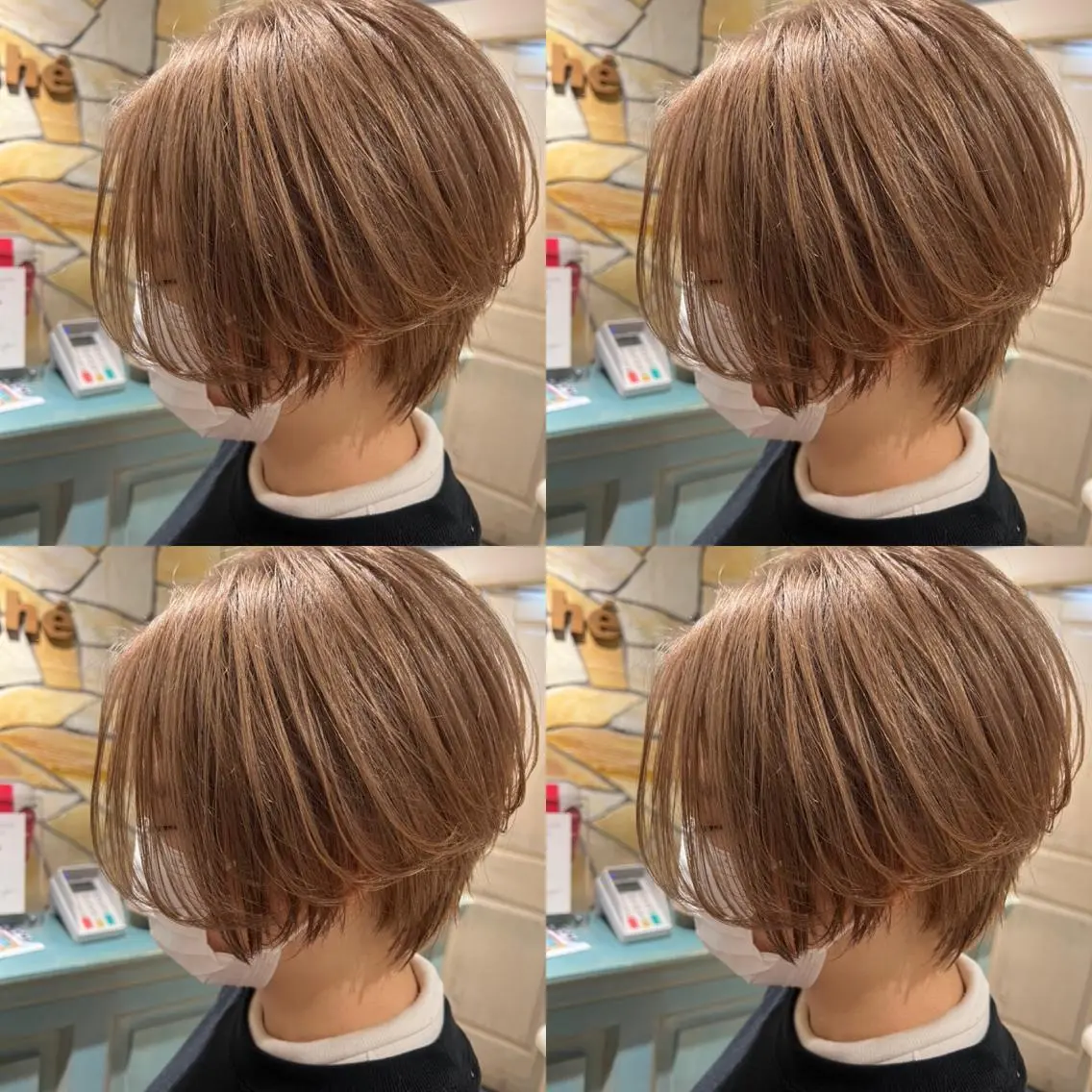 ショート カラー レイヤー×艶髪特化 マネージャー安藤光司のヘアスタイル