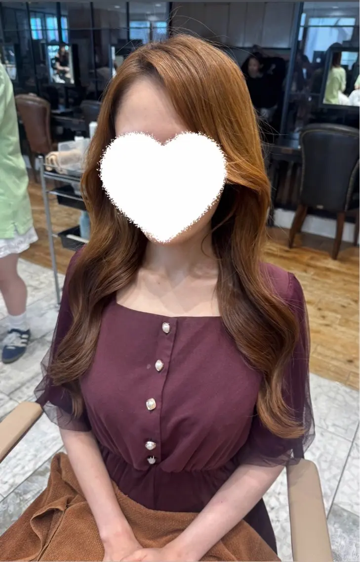 ロング ヘアアレンジ 大内 杏珈のヘアスタイル