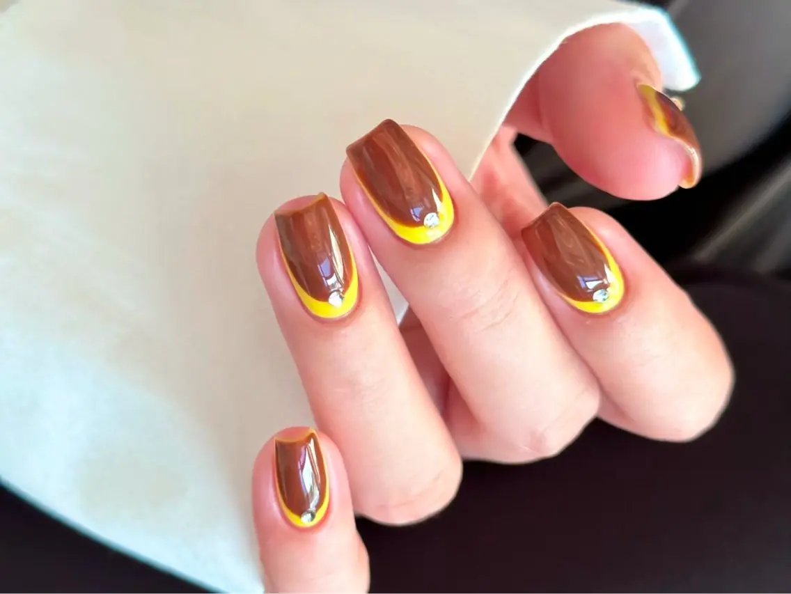 ネイル アートネイル オーロラネイル チークネイル フレンチネイル ガラスフレンチ ハンドネイル 🎀🎀YooLi Nail Salonのネイルデザイン