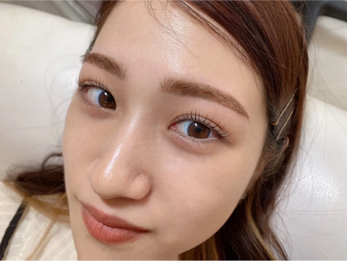 マツエク・マツパ パリジェンヌラッシュリフト まつげパーマ 一重×まつ毛パーマ 💗アイサロン Cil尼崎💗のマツエク・マツパデザイン