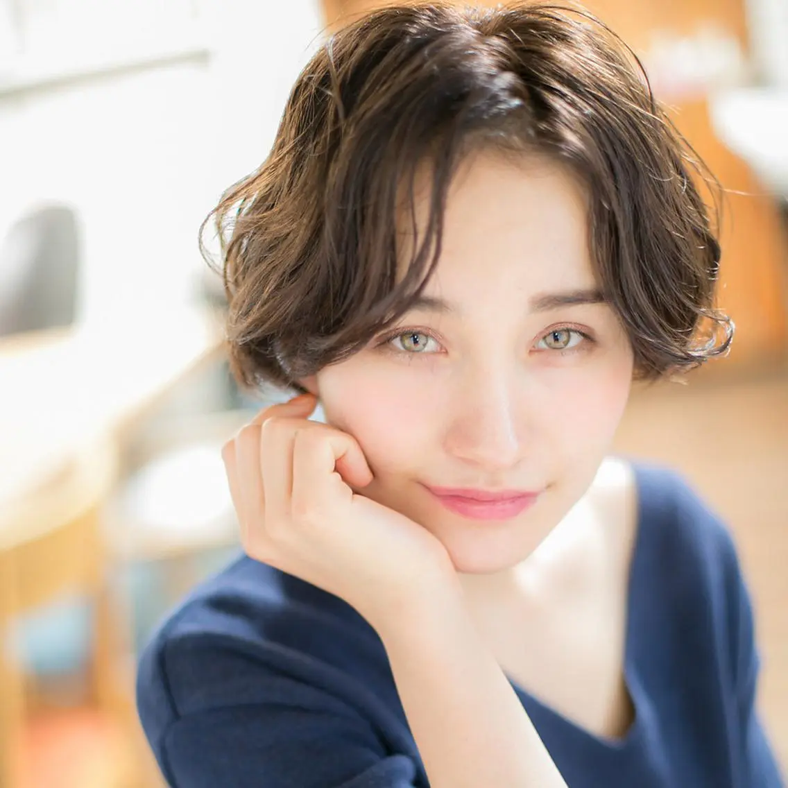 ショート カラー ハンサムショート ショートヘア 酸性縮毛矯正 店長浅野太郎のヘアスタイル