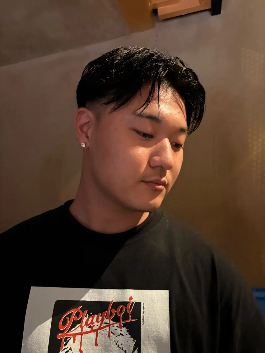 ショート カット 笠原 爽太のヘアスタイル