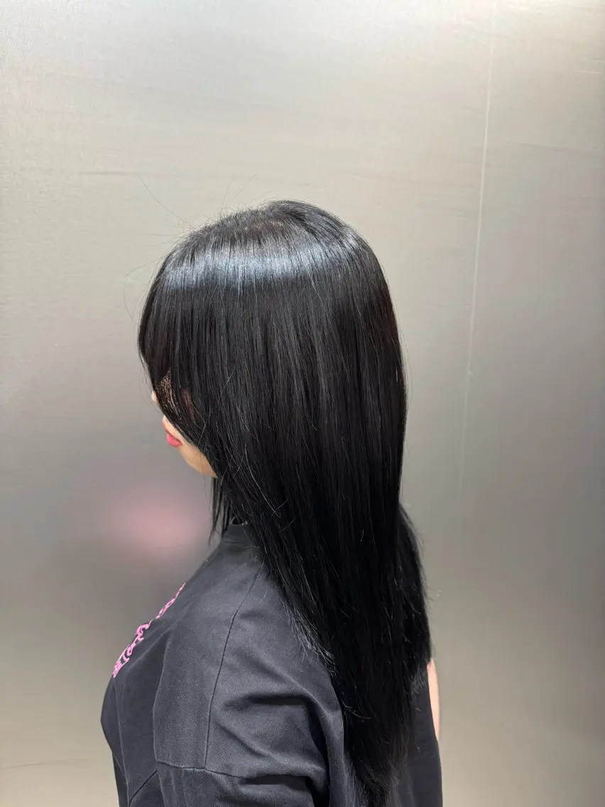ロング カラー トリートメント 縮毛矯正 トリートメント cocoa 💫のヘアスタイル
