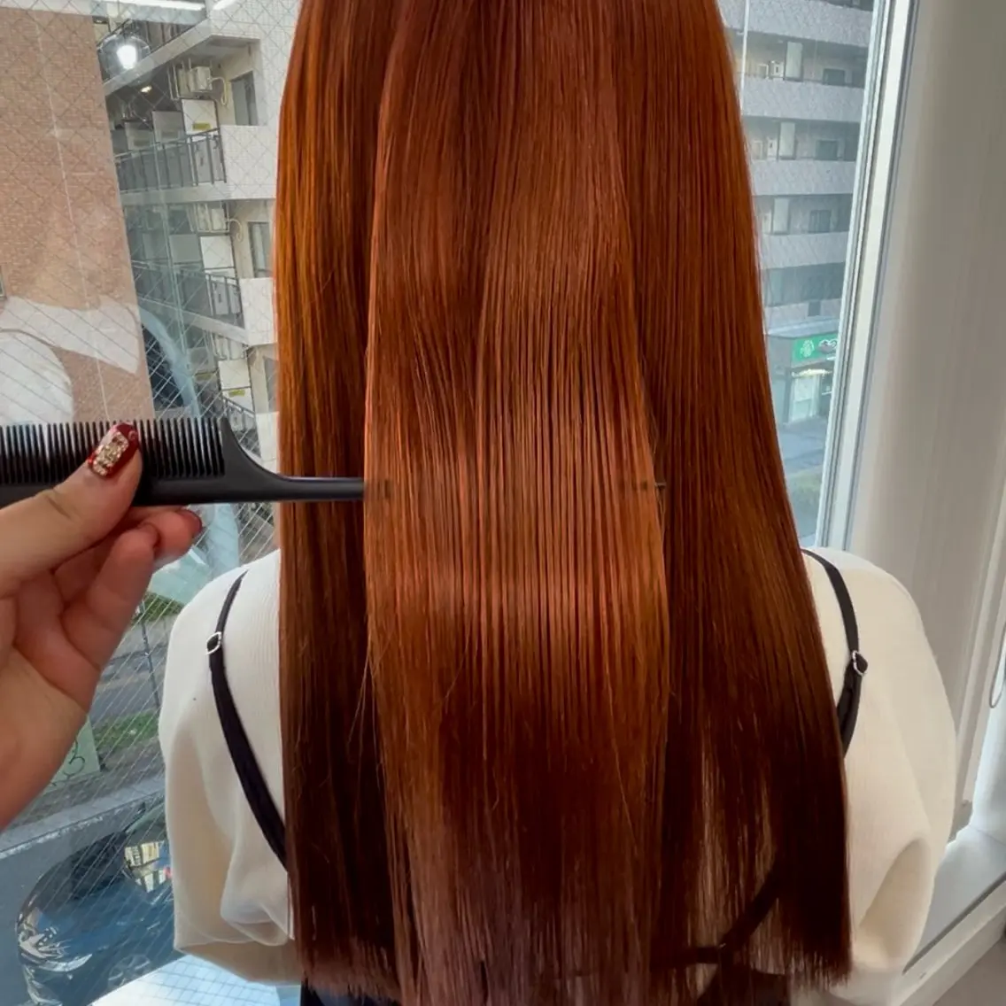 ロング カラー ヘアアレンジ カット ヘアカラー 🎀オタク美容師艶髪 カラーERINA🎀のヘアスタイル