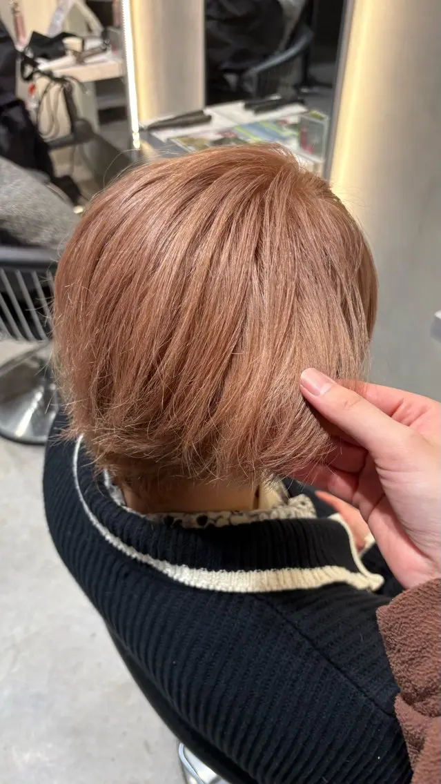 カラー ピンクカラー mio🐶💗カット /艶カラー/矯正のヘアスタイル