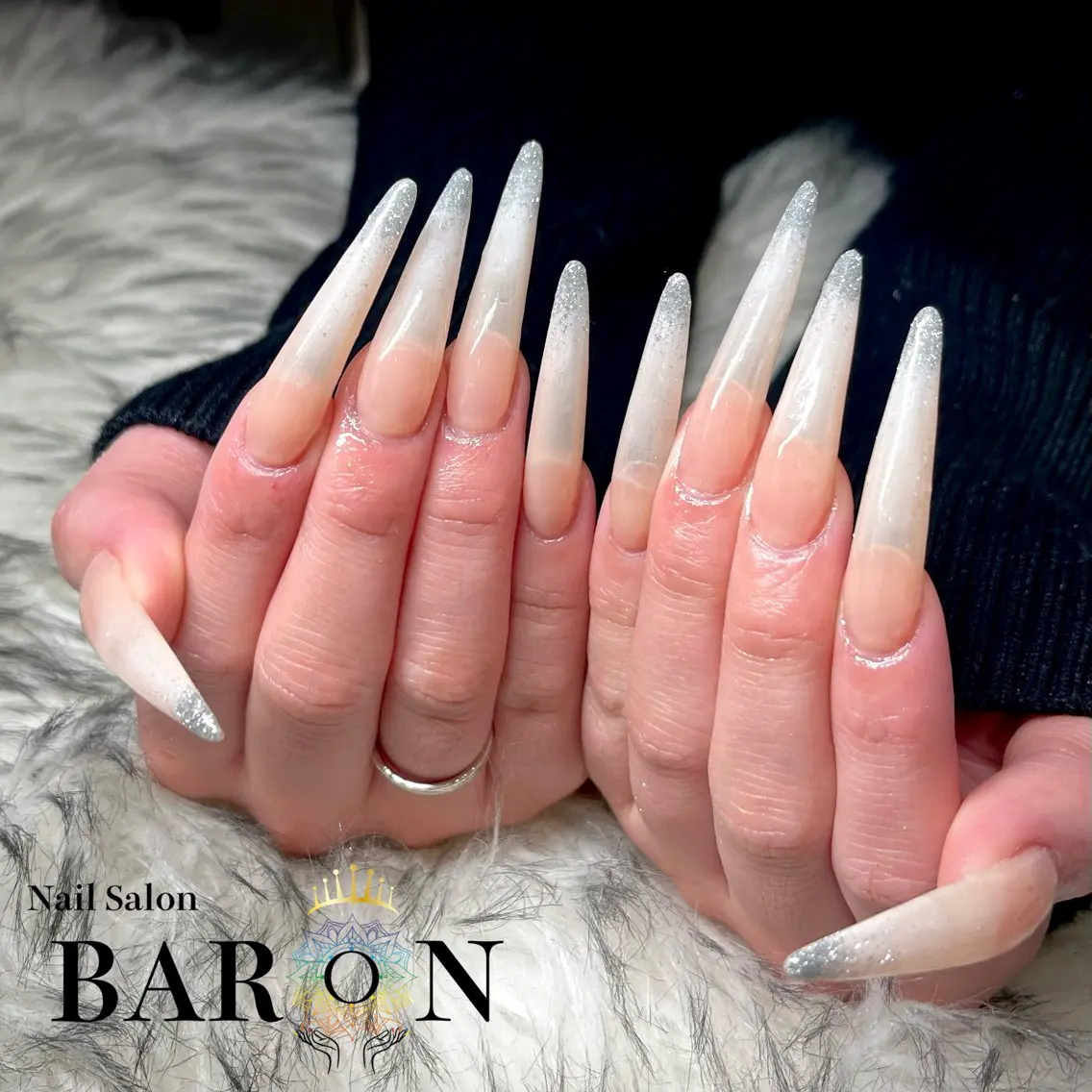 ネイル フラッシュネイル ハンドネイル ☆SAKI☆ BARON 店長のネイルデザイン