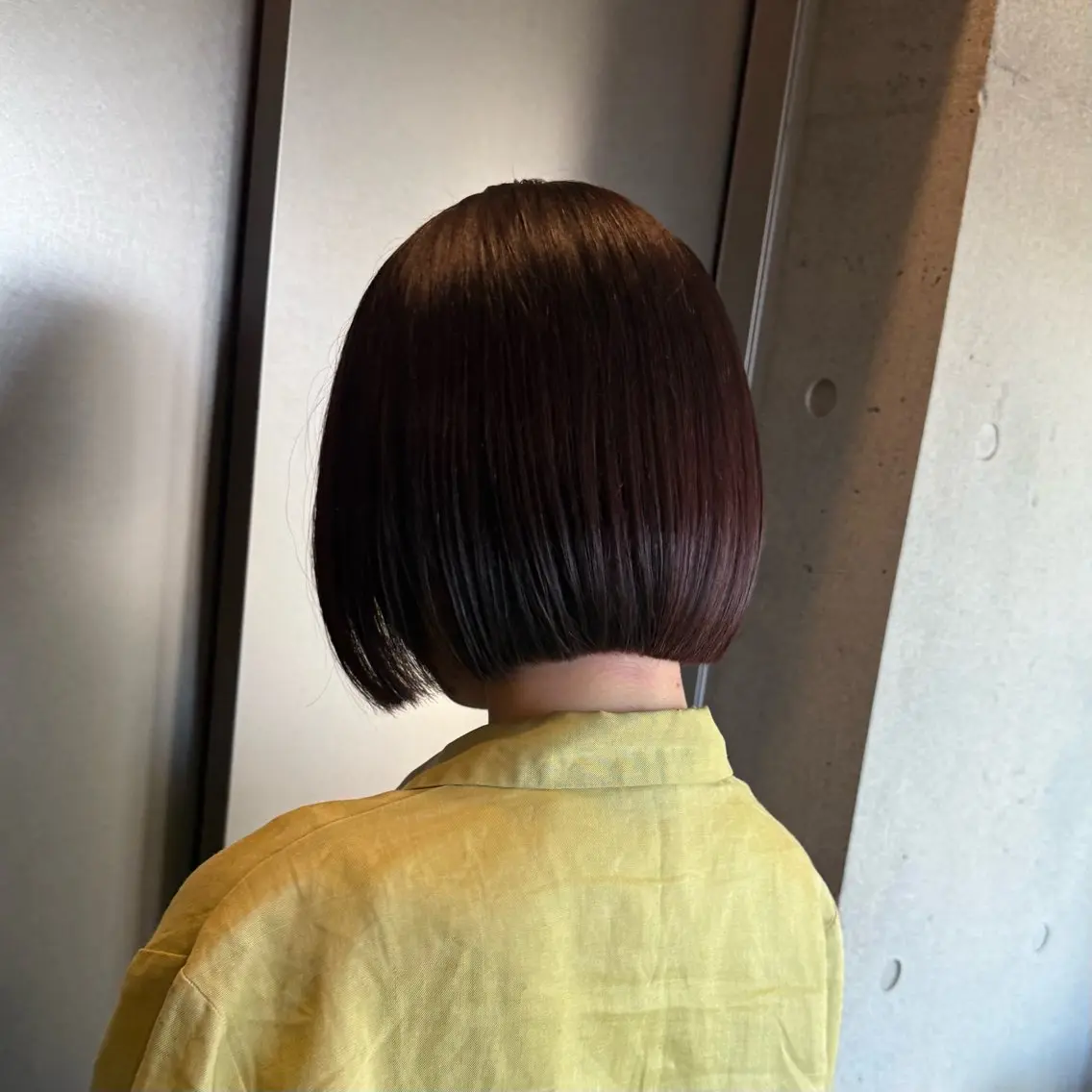 ショート カット ヘアカラー トリートメント 柔め透明感血色カラー 暖色/レイヤー/ゆいのヘアスタイル