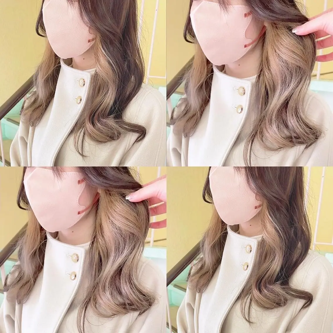 カラー ヘアカラー トリートメント 渋谷:インナーカラー ／🍒エリカ🍒のヘアスタイル
