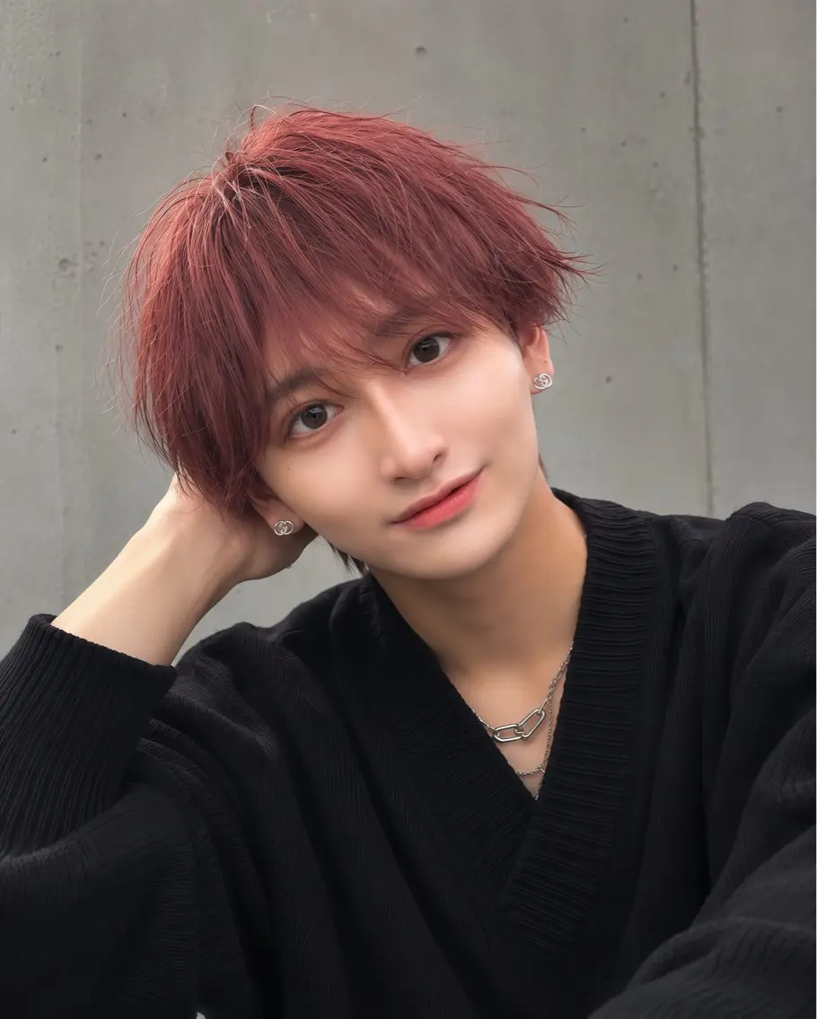 ショート メンズ メンズブリーチ メンズハイトーン メンズ韓国風 韓国風ヘア ヘアカラー メンズ韓国系カラー /YUTAのヘアスタイル