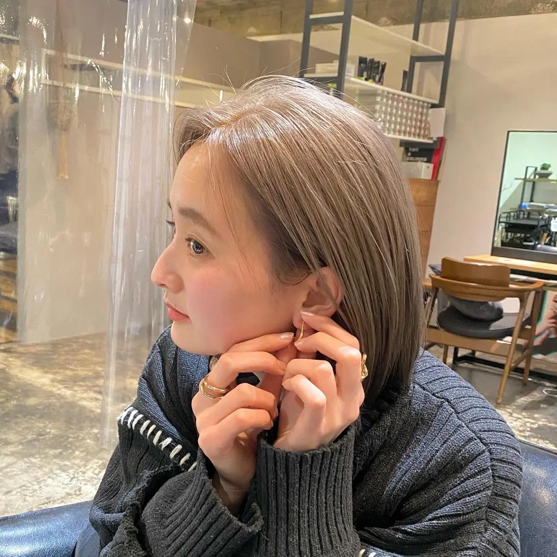 ミディアム カット ヘアカラー トリートメント FLAWEN. フロウエンのその他イメージ