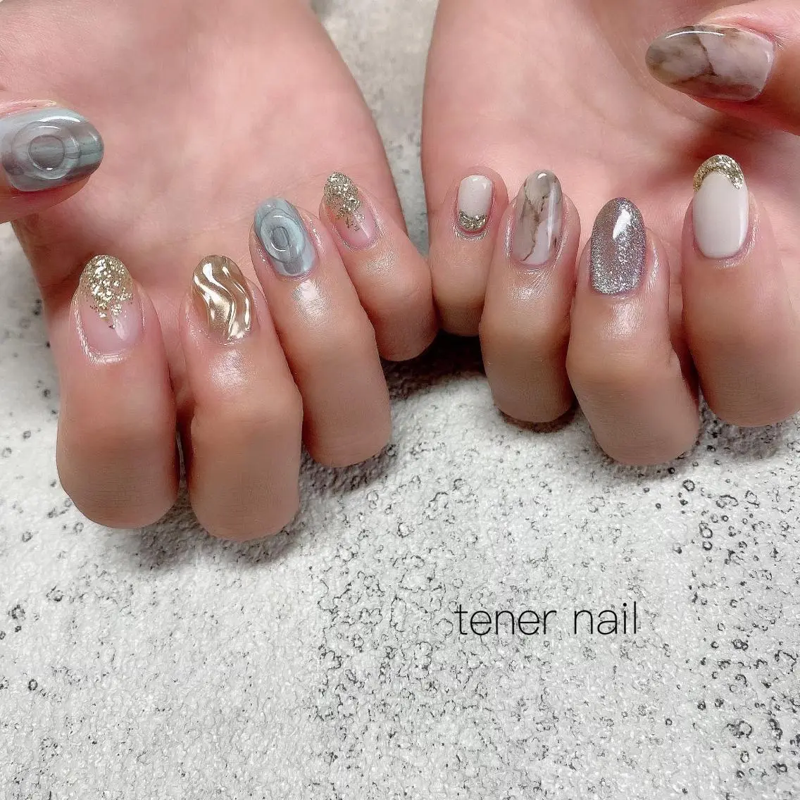 ネイル ニュアンスネイル テネルネイル tener nailのネイルデザイン