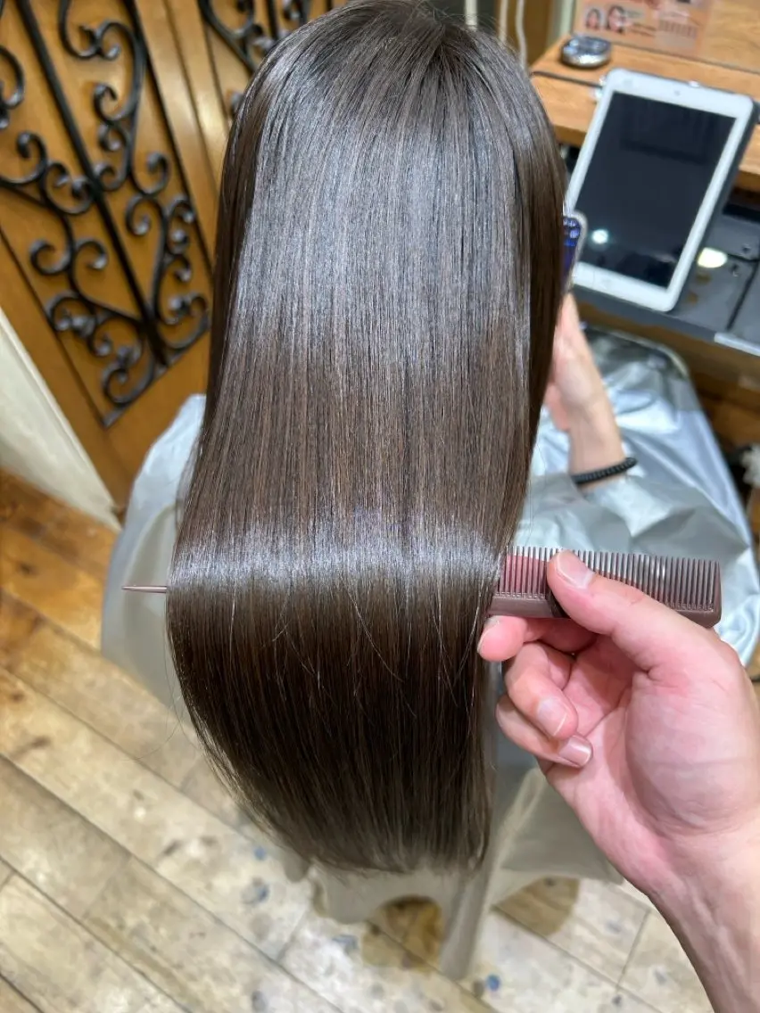 ロング 大木 唯月のヘアスタイル