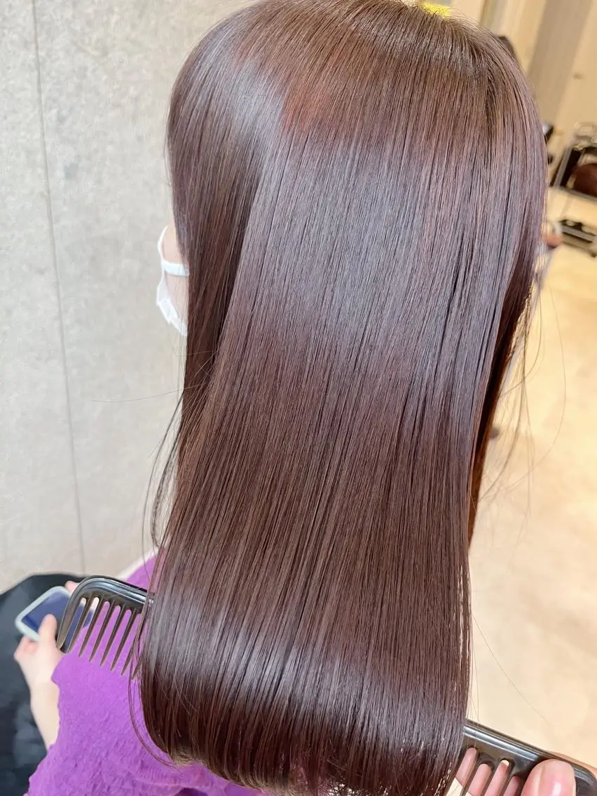 【 平日限定お得メニュー 】前髪カット ➕ナチュラルカラー➕ クイックtrの写真