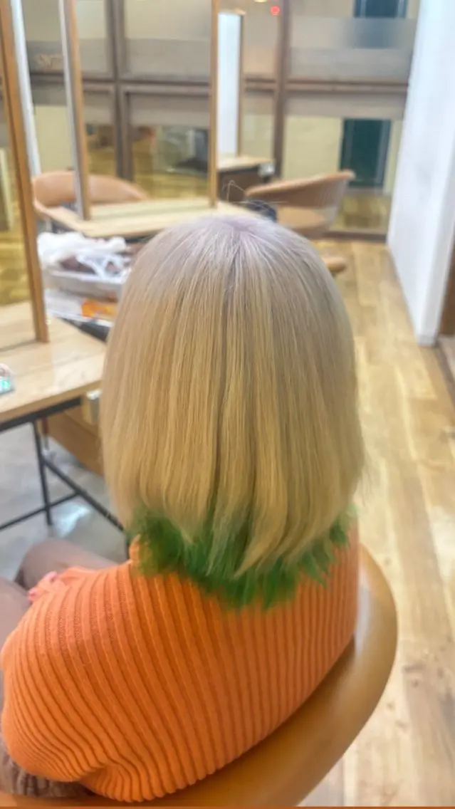 カラー ヘアカラー CINQ ゆりんのヘアスタイル