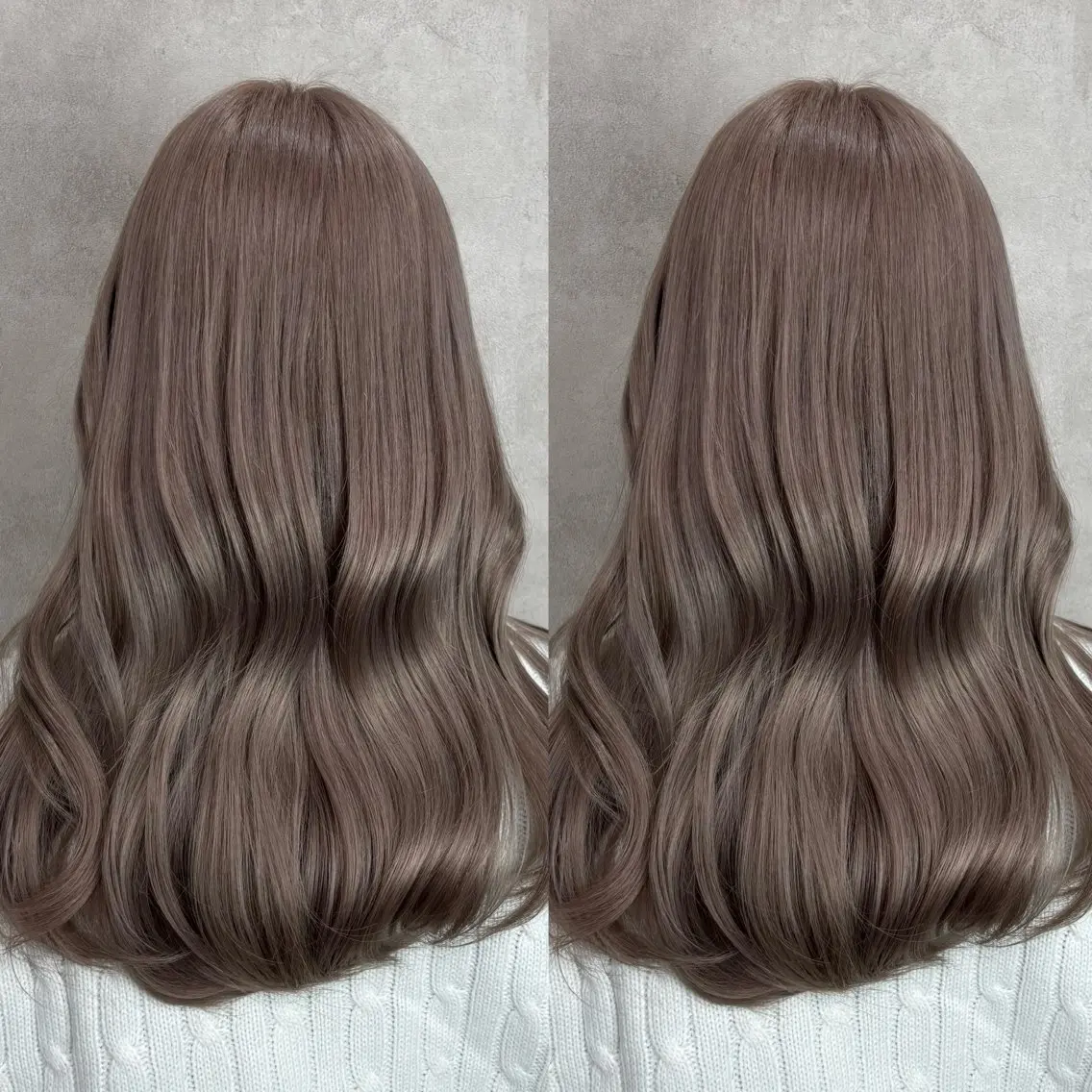 セミロング カラー ヘアカラー Rin♡透明感ピンク 🎀白肌ラベンダーのヘアスタイル