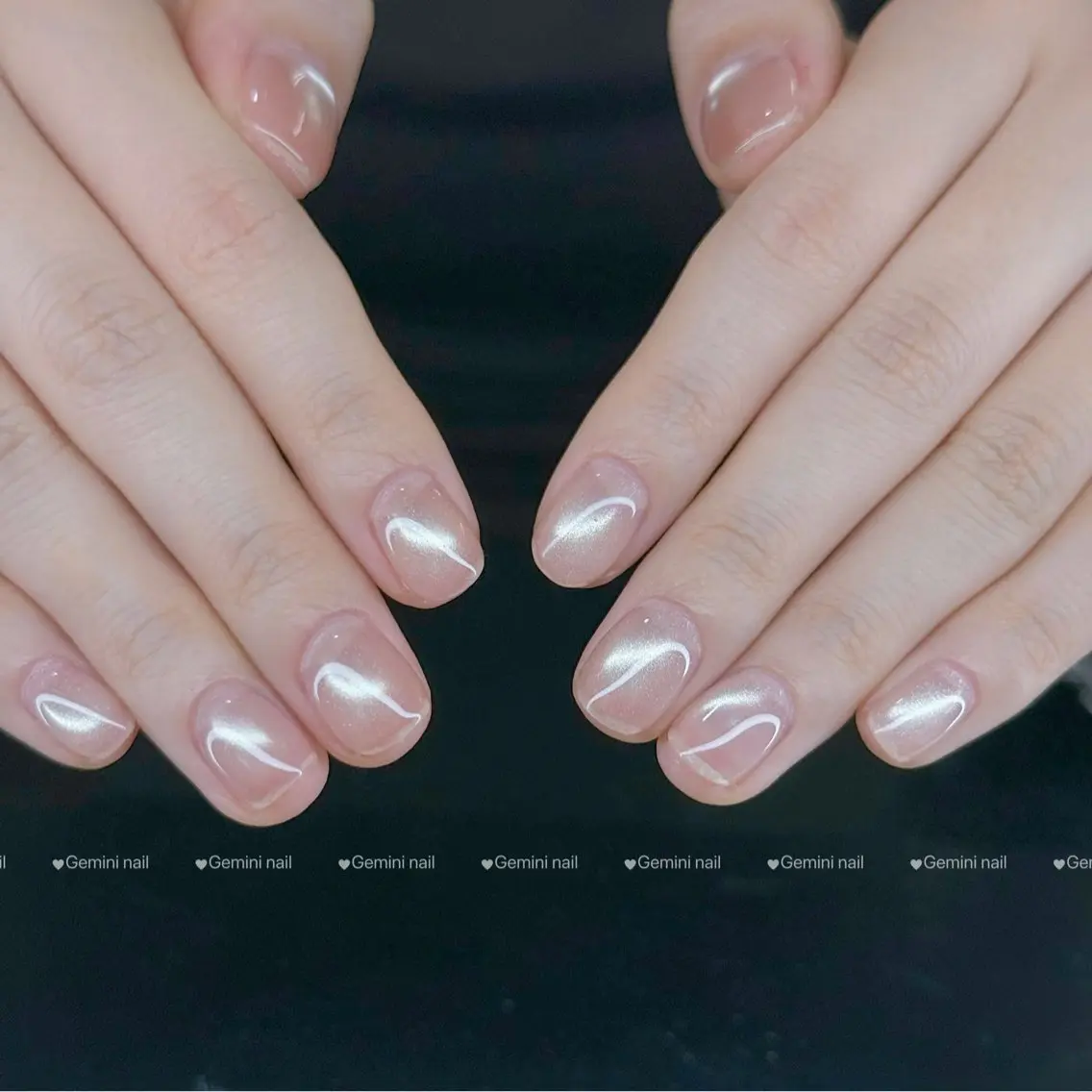 ネイル マグネットネイル Gemini nail.Yukiのネイルデザイン