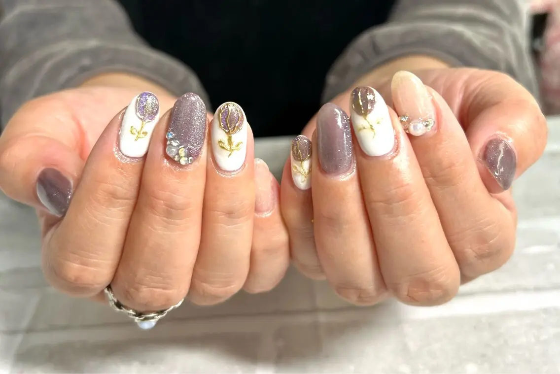 ショート ハンドネイル 2DY NAIL SALONのネイルデザイン