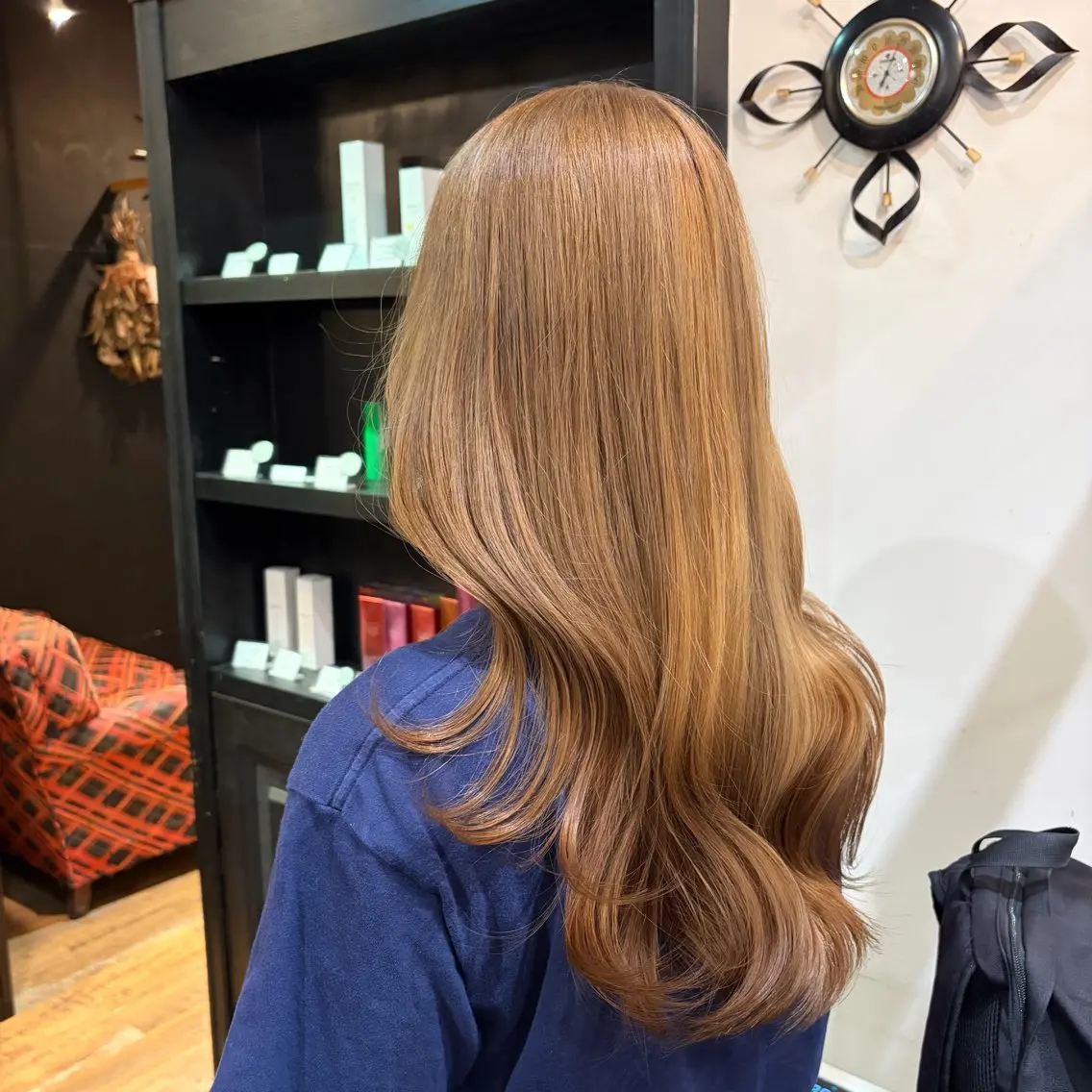 ロング カラー ベージュカラー ヘアカラー トリートメント 植野 さくらのヘアスタイル