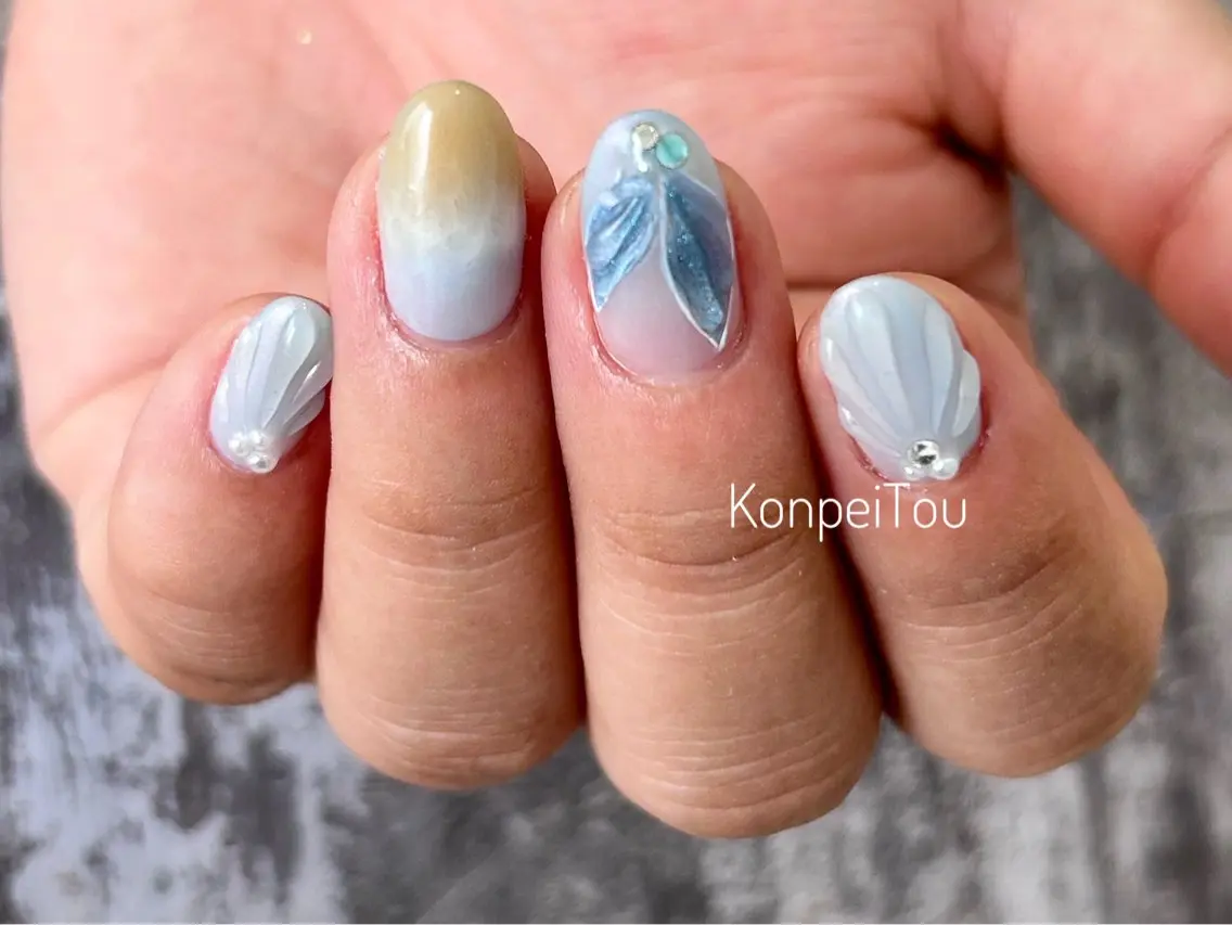 ネイル ハンドネイル おうちのネイルサロン KonpeiTouのネイルデザイン