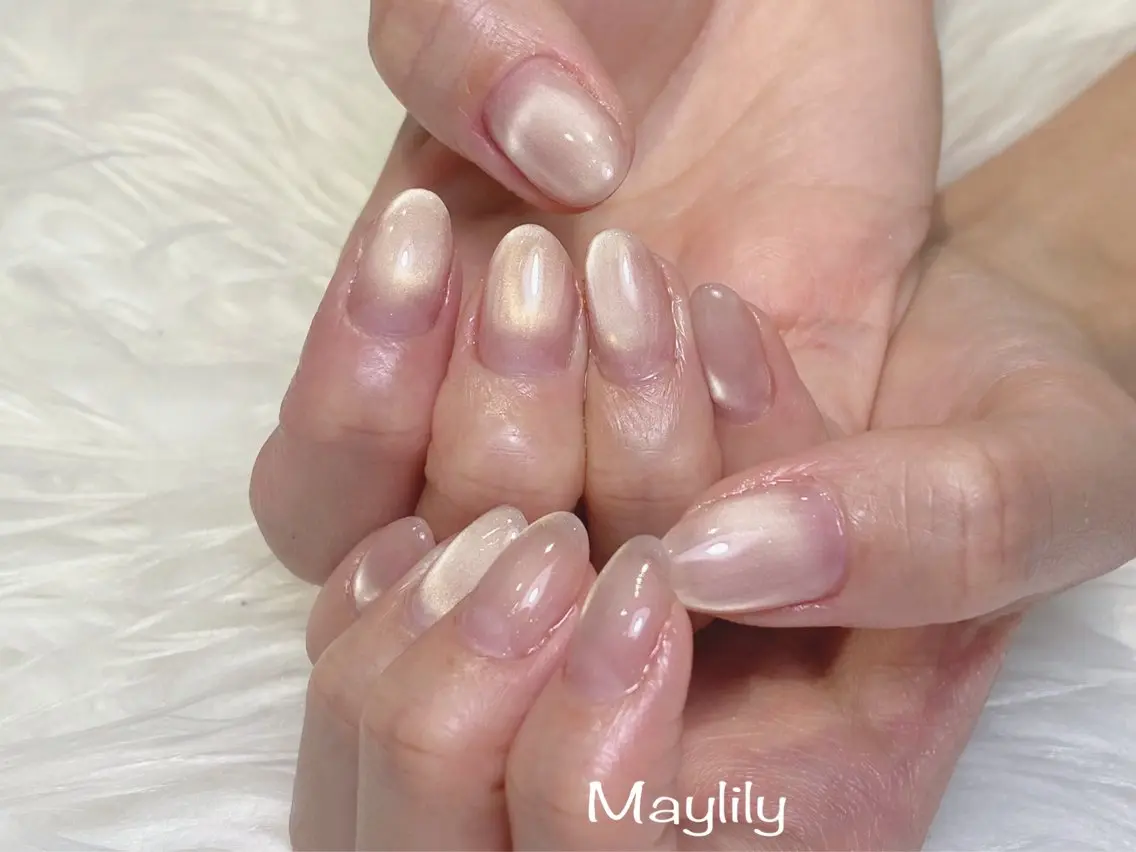 ネイル マグネットネイル ハンドネイル Nail salon Maylilyのネイルデザイン