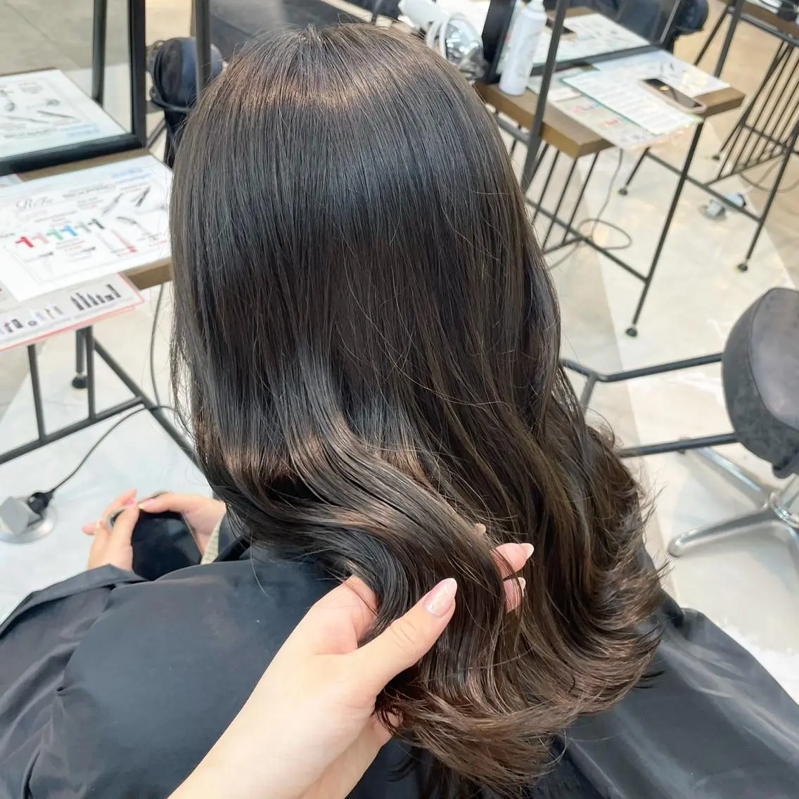 【学生限定クーポン🌙💞】毛先カット＋ワンカラー＋ケラスターゼトリートメントの写真
