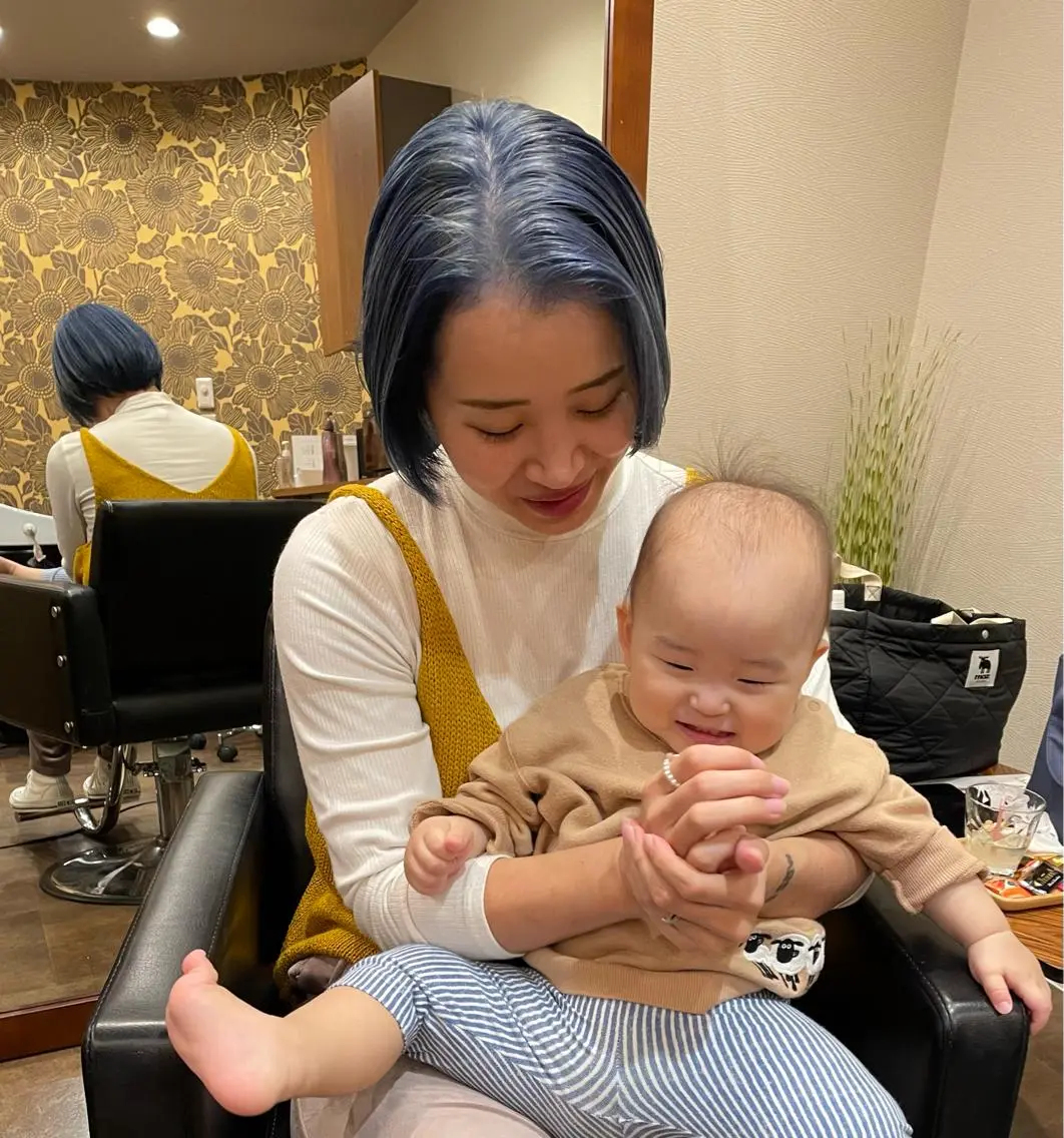 ショート カラー ヘアアレンジ ブルーカラー ハイトーンカラー カット ヘアカラー トリートメント 北九州美容室 🕊️わかな✂︎のヘアスタイル