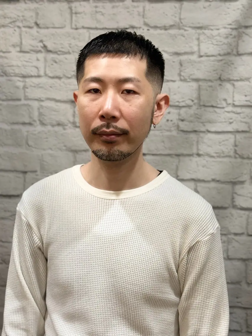 ショート メンズ 新崎 彩翔のヘアスタイル
