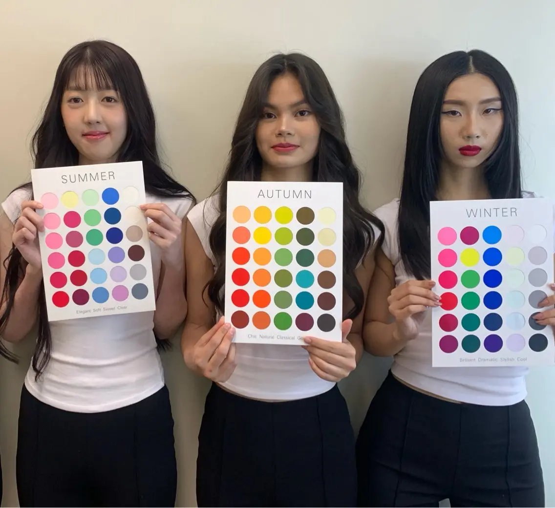 【3名様】4シーズンパーソナルカラー＋内面パーソナルカラーの写真