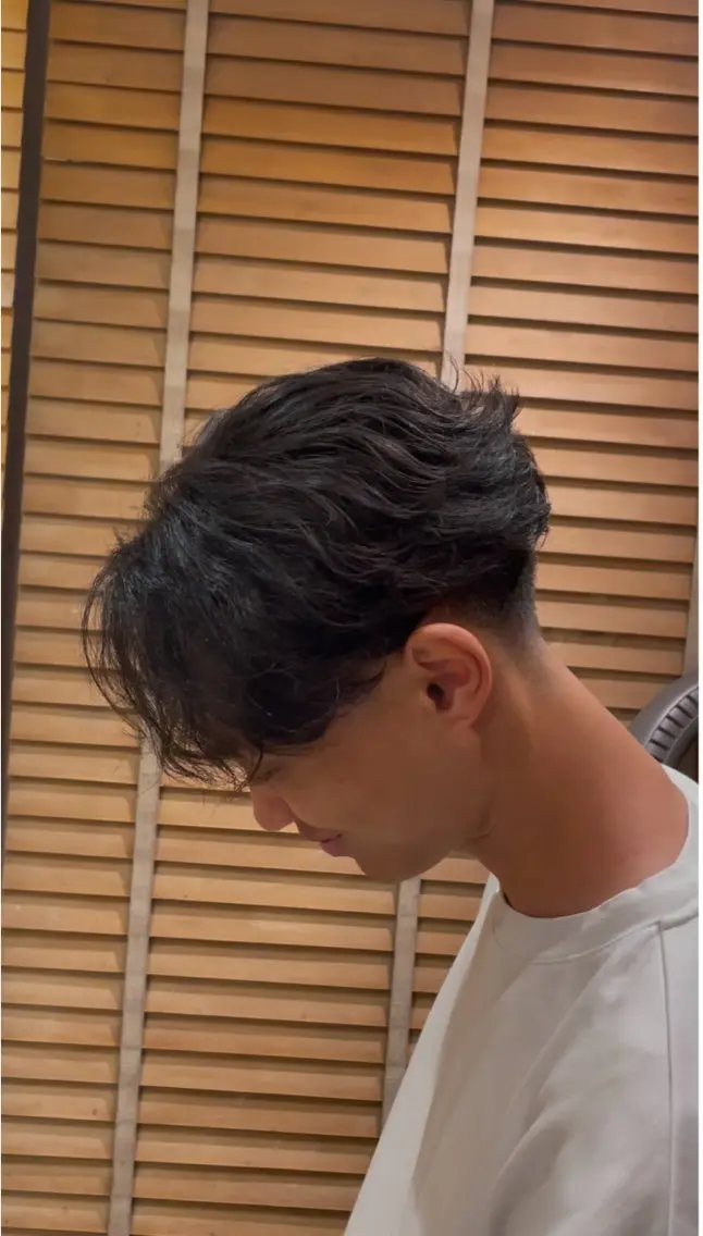 ショート パーマ ニュアンスパーマ 椿 大輔のヘアスタイル