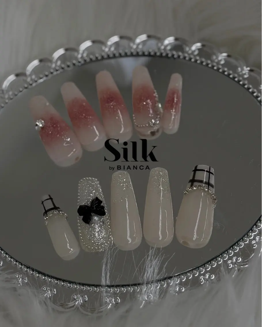 ネイル ハンドネイル 🎀Silk by Bianca陽菜果のネイルデザイン