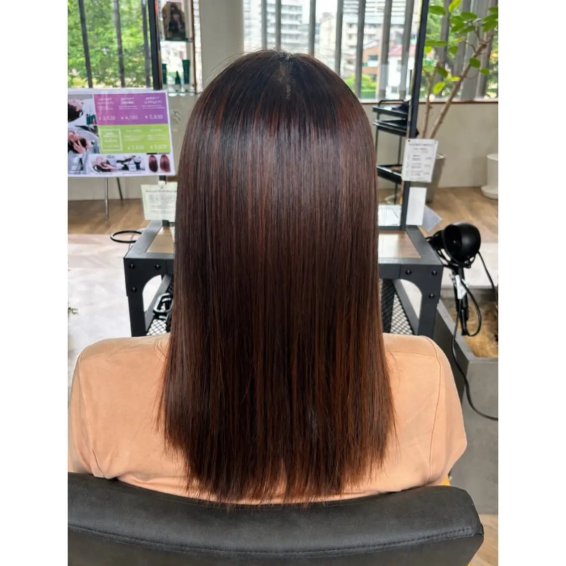 縮毛矯正 トリートメント 江原 帆香のヘアスタイル