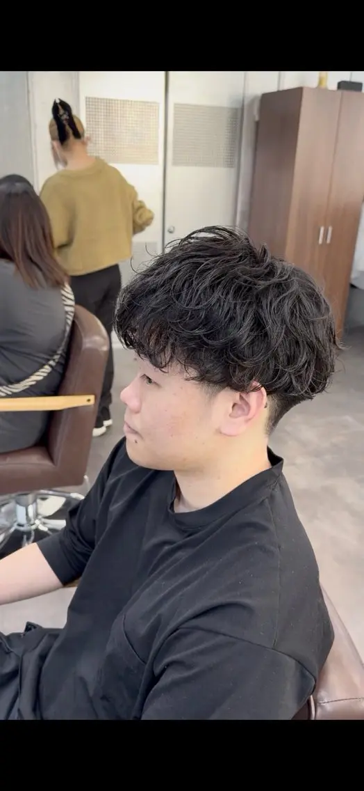 パーマ メンズ 🎩刈り上げ特化🎩 渡邉太耀のヘアスタイル