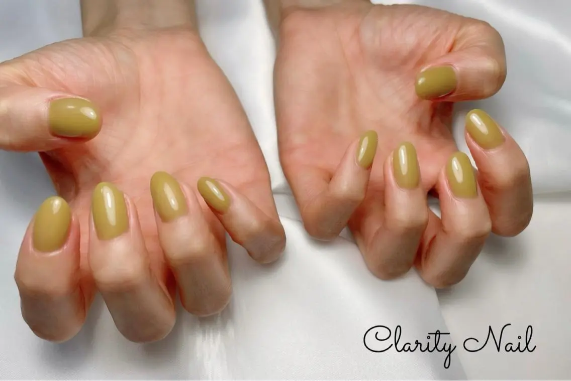 ネイル ワンカラーネイル ハンドネイル Clarity Nailのネイルデザイン