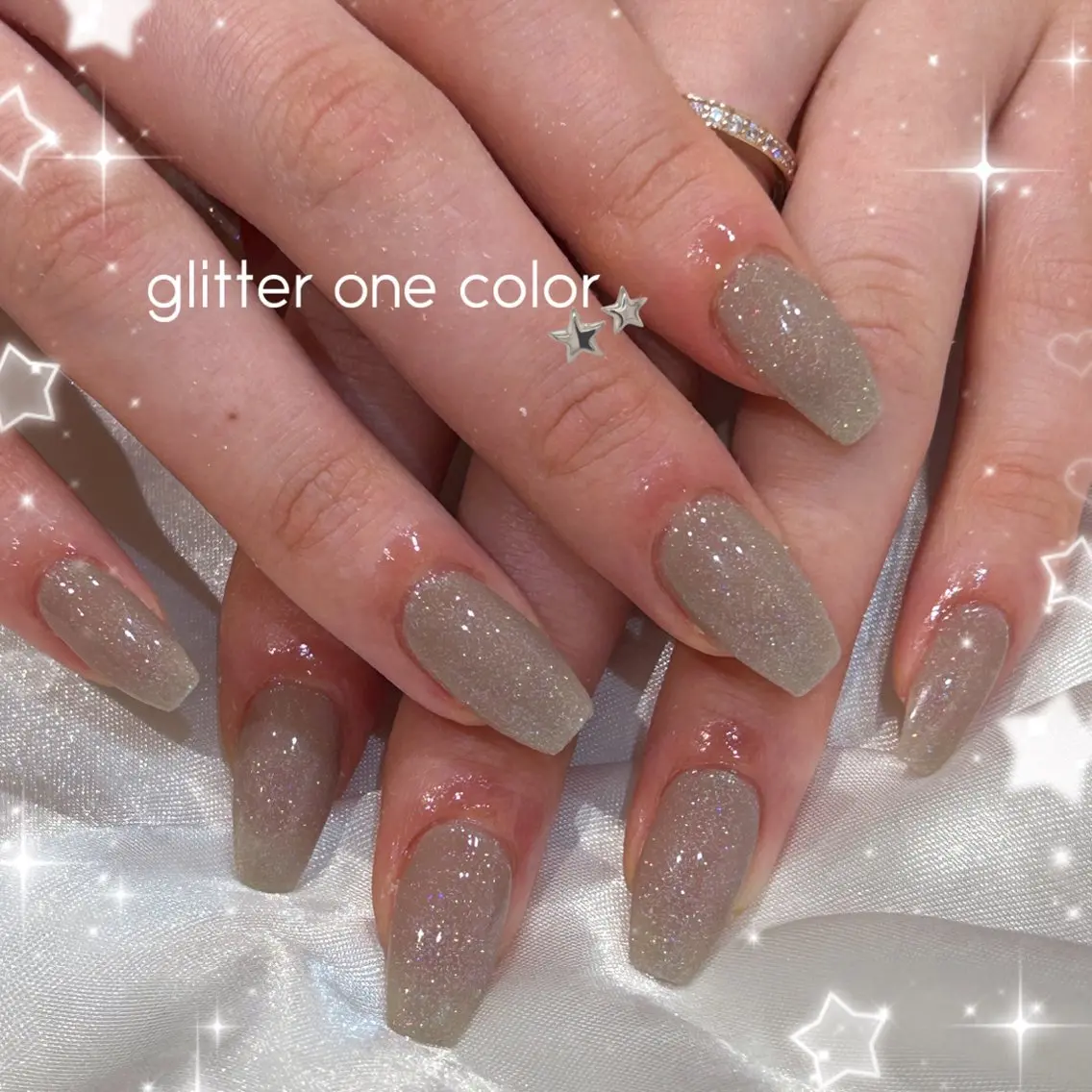 〈minimo限定〉♥ハンドワンカラー、ラメグラ(オフなし)の写真