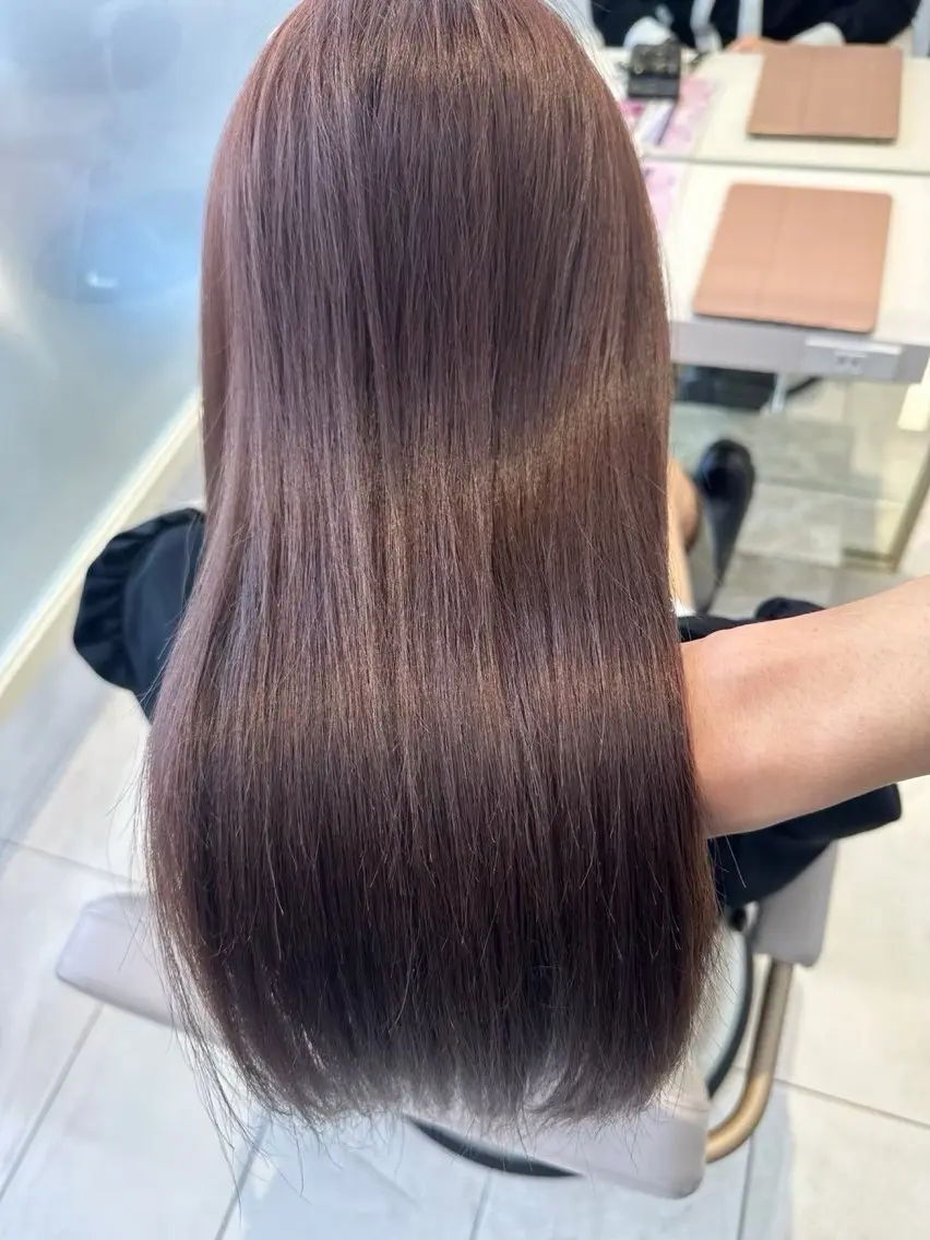 ロング カラー 齋藤 俊知のヘアスタイル