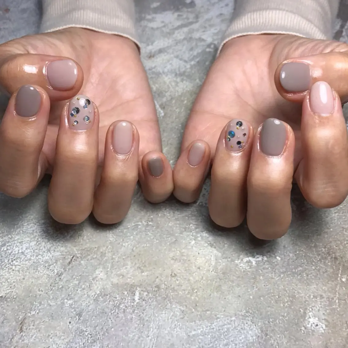 ネイル アートネイル ワンカラーネイル chai nail &  eye📍鶴橋のネイルデザイン
