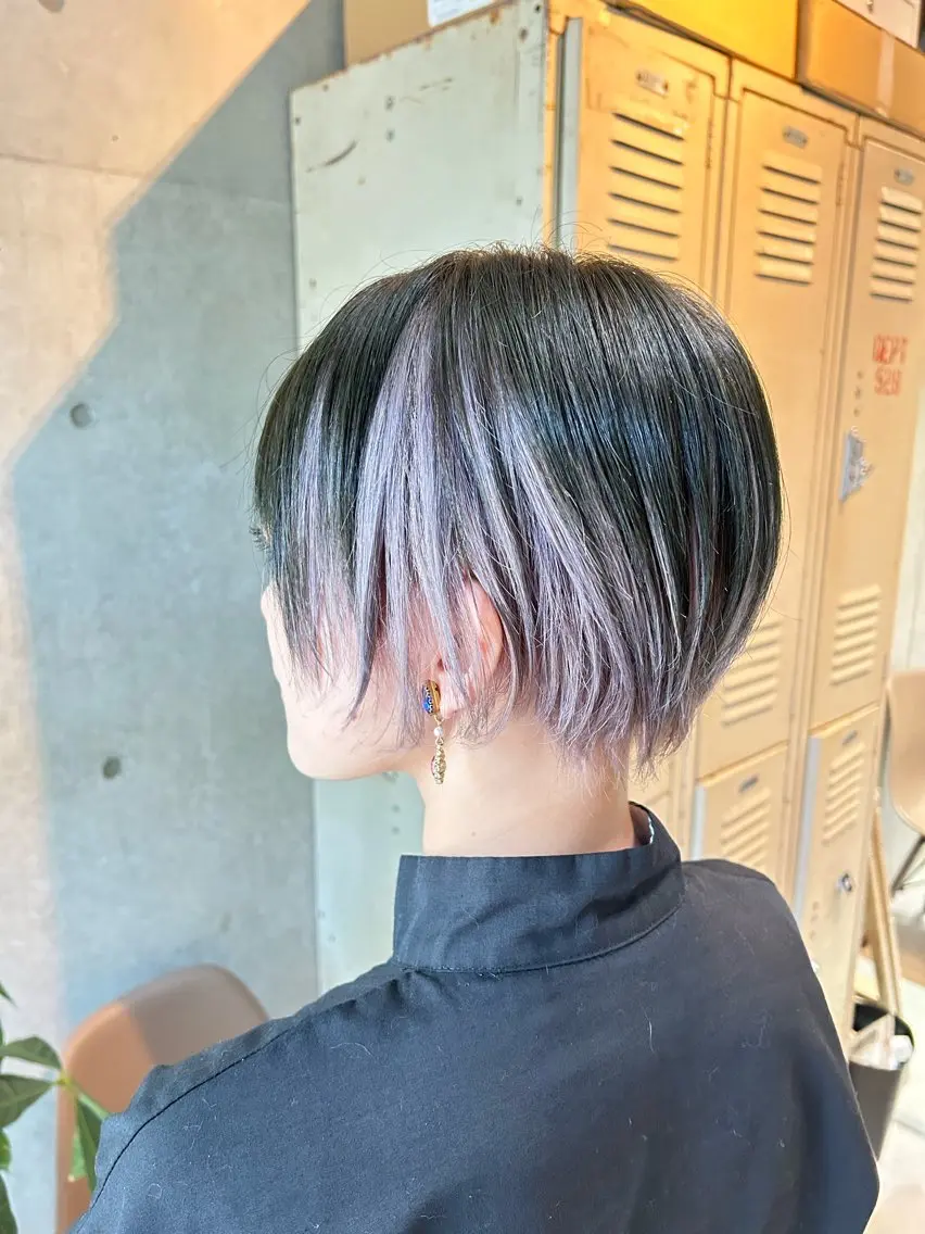 ミディアム カラー 櫻井 なんなのヘアスタイル