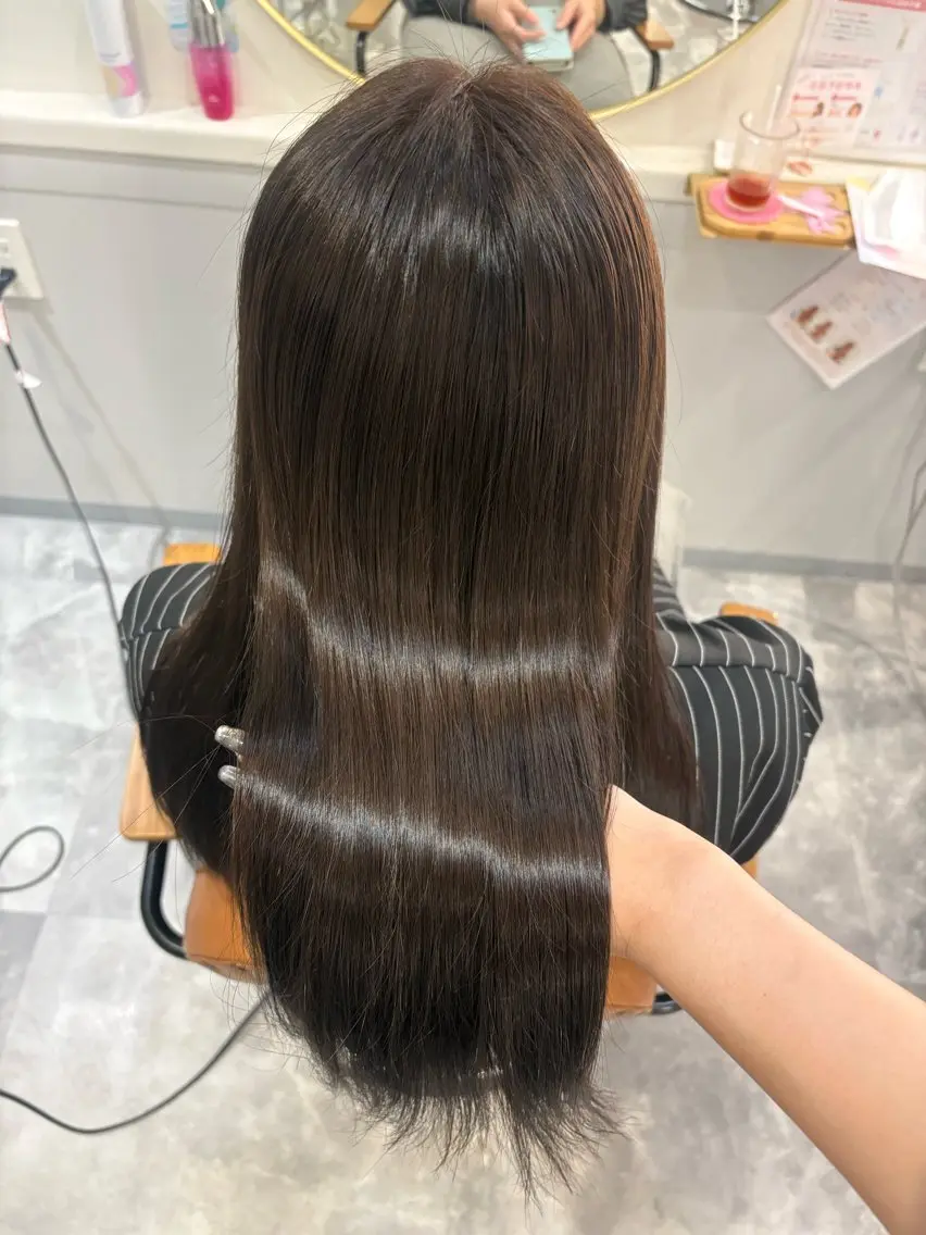 ロング ヘアカラー コトミ/透明感カラー /似合わせカットのヘアスタイル
