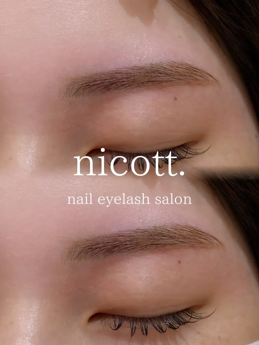 アイブロウ nicott. renaのマツエク・マツパデザイン