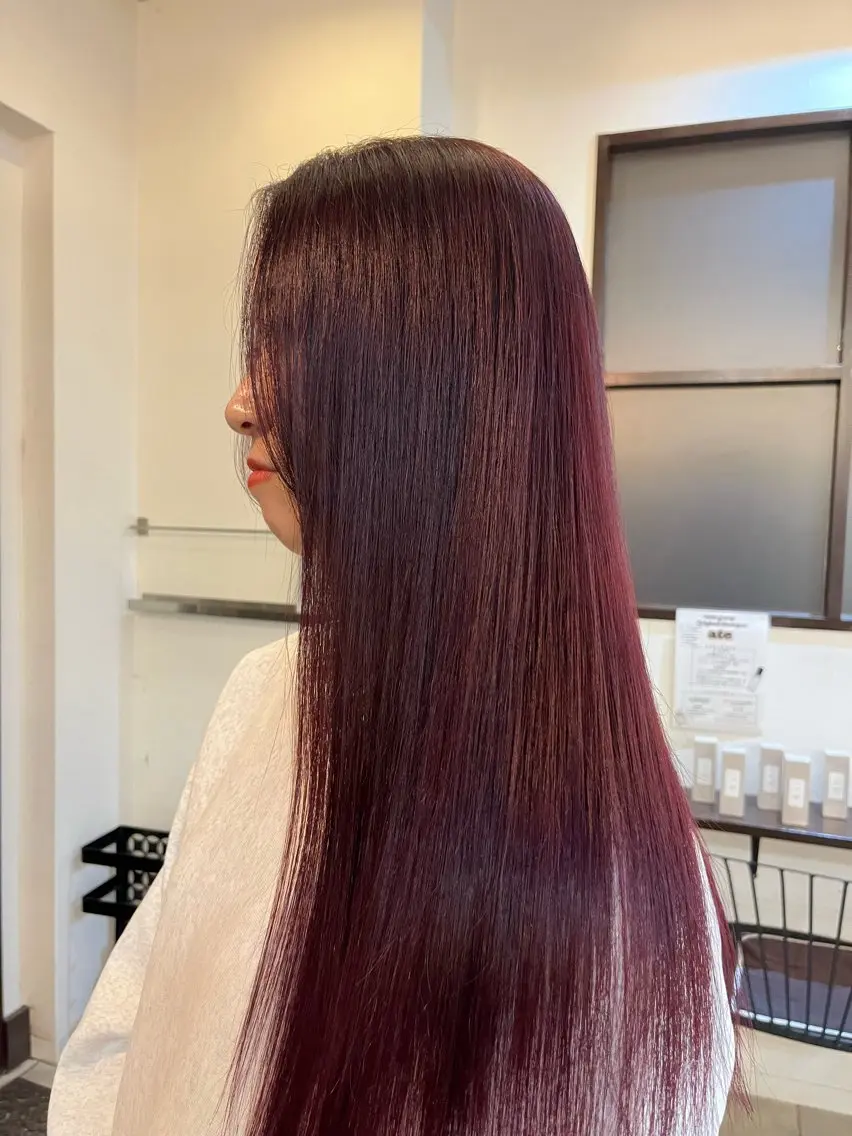 カラー 立道 樹奈のヘアスタイル