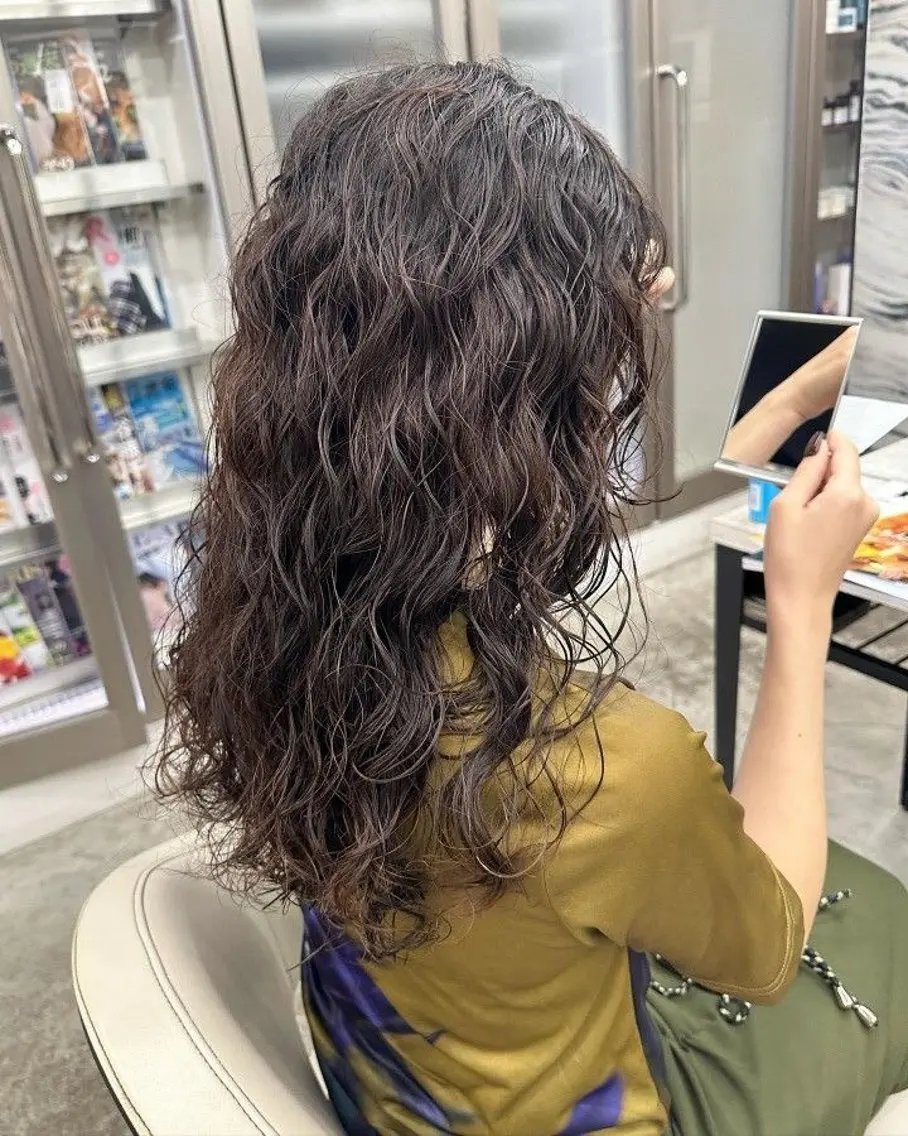 セミロング セミロングパーマ パーマ 海外風パーマ/ モデル募集中/souのヘアスタイル