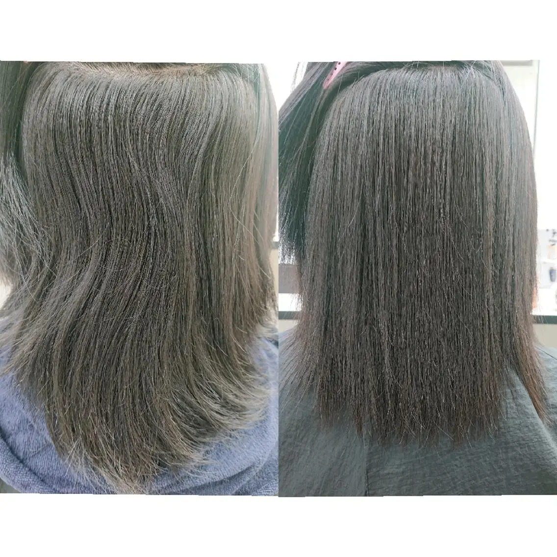 セミロング 縮毛矯正 😺Takako😺 髪質改善&縮毛矯正のヘアスタイル