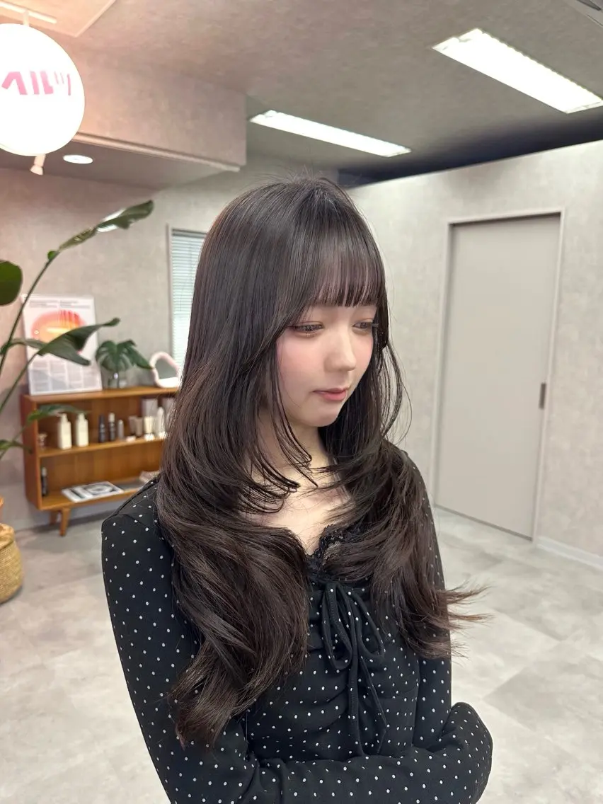 ロング カラー パーマ ヘアアレンジ レイヤーカット Hz【ヘルツ】 masakiのヘアスタイル