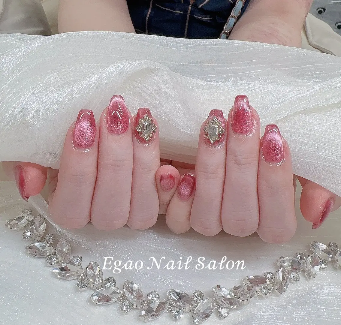 ネイル フットネイル ジェルネイル 韓国ネイル マグネットネイル メンズネイル EGAO NAIL 錦糸町店のネイルデザイン