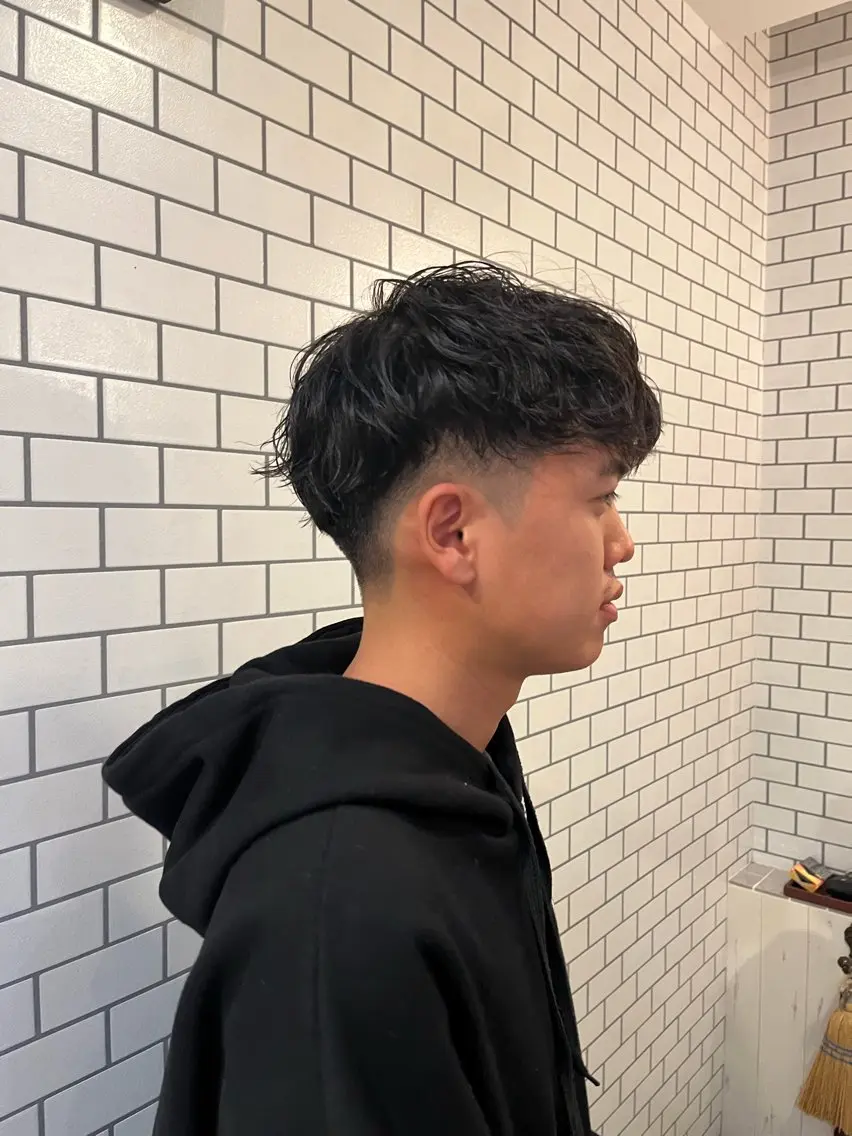 ミディアム ミディアムパーマ クボタ マコトのヘアスタイル