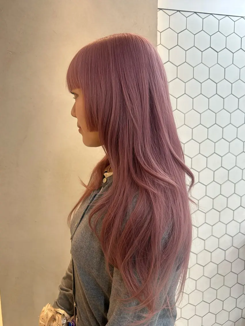 セミロング カラー ヘアカラー 銀座店長🌟 片山雄太のヘアスタイル