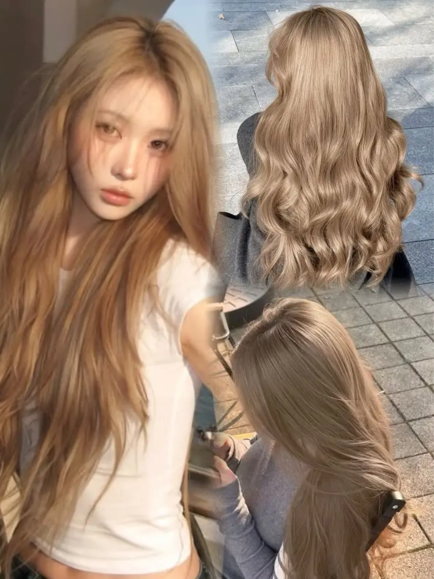 ロング カラー ブリーチ ダブルカラー ハイトーンカラー イルミナカラー ブリーチなしカラー カット ヘアカラー トリートメント 表参道/透明感カラー 韓国ヘア長田雄希のヘアスタイル