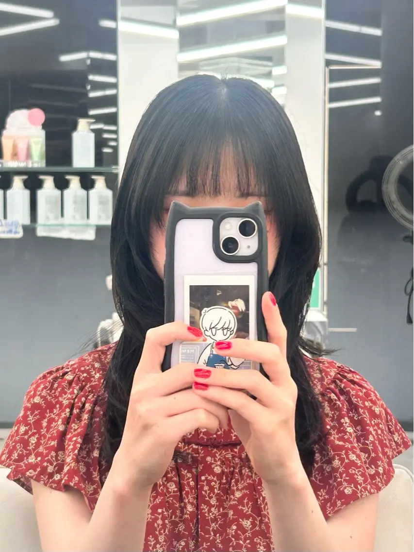 ロング カット トリートメント 透明感カラー/ヘアア レンジ/はるか🤍のヘアスタイル