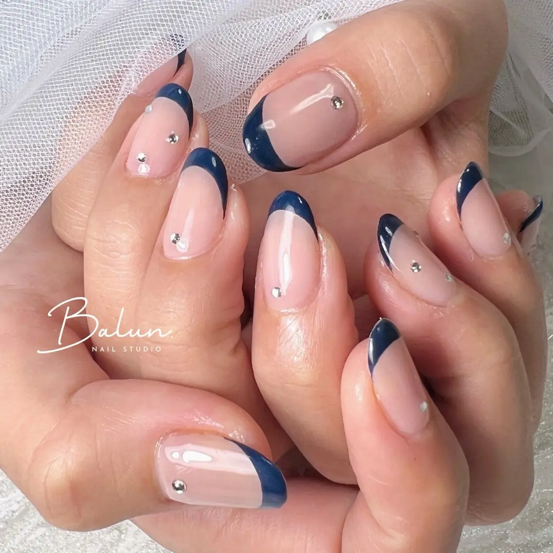 ネイル フレンチネイル ハンドネイル balun. nailのネイルデザイン