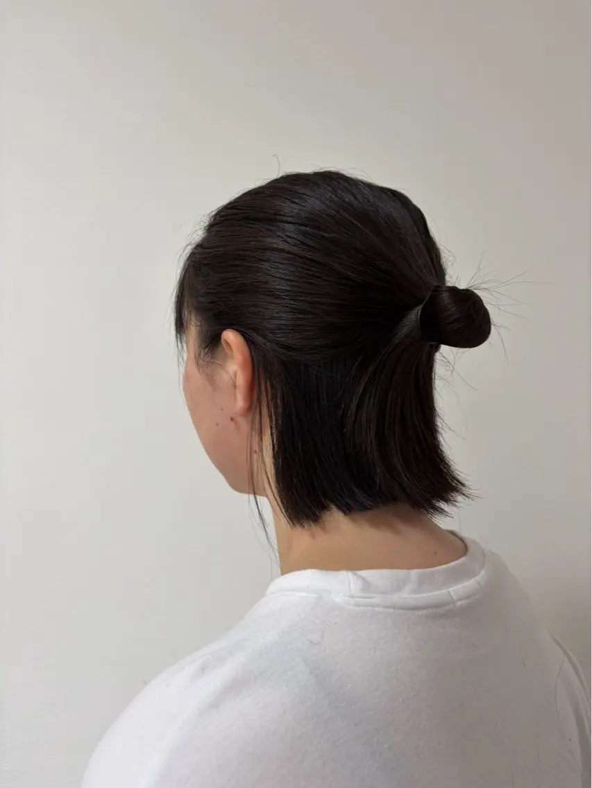 ミディアム ボブ カット 吉沢 史翔のヘアスタイル